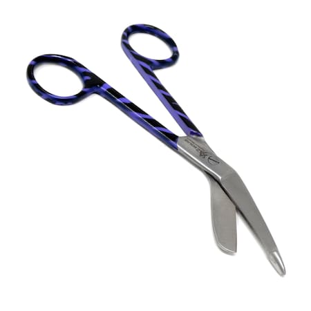 A2Z Scilab Purple Zebra Pattern Handle Color Lister Bandage Scissors 5.5" A2Z-ZR032